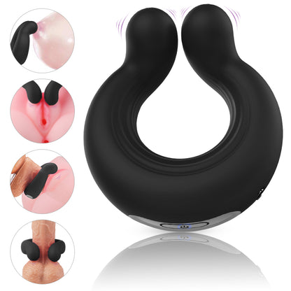 London Eye Couple's Vibrating Cock Ring - Multi-Function Penis Ring for Enhanced Pleasure