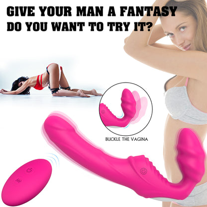 Rechargeable Wearable Vibrating Dildo