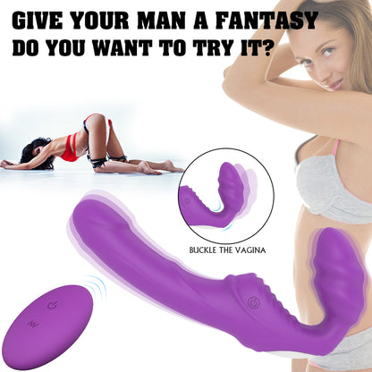 Rechargeable Wearable Vibrating Dildo