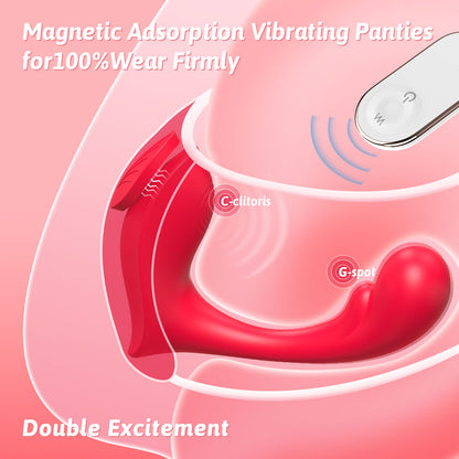 Remote-Controlled Wearable Magnetic Vibrating Egg for Female Sensations