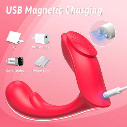 Remote-Controlled Wearable Magnetic Vibrating Egg for Female Sensations