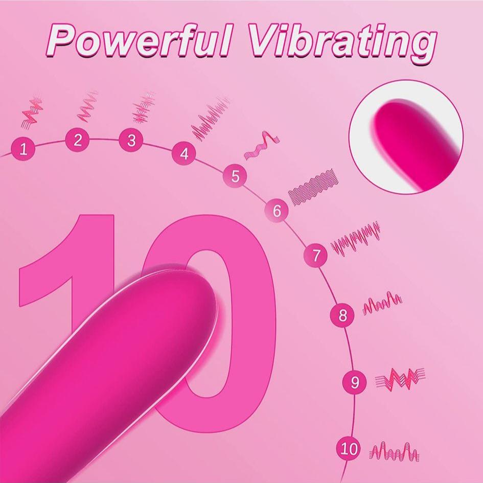 G Spot Vibrator Dildo with 10 Vibration Modes - wesweetie